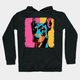 Doberman Pinscher Pop Art - Dog Lover Gifts Hoodie